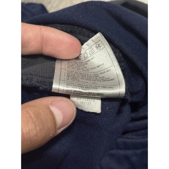 Vintage Nike Silver Tab Navy Striped Sweatpants Track Pants Y2K - Men’s Large - Picture 6 of 12